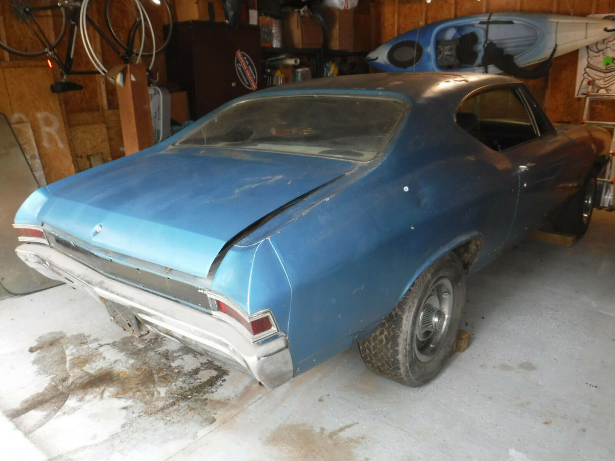 1968 Blue Chevrolet Chevelle Coupe