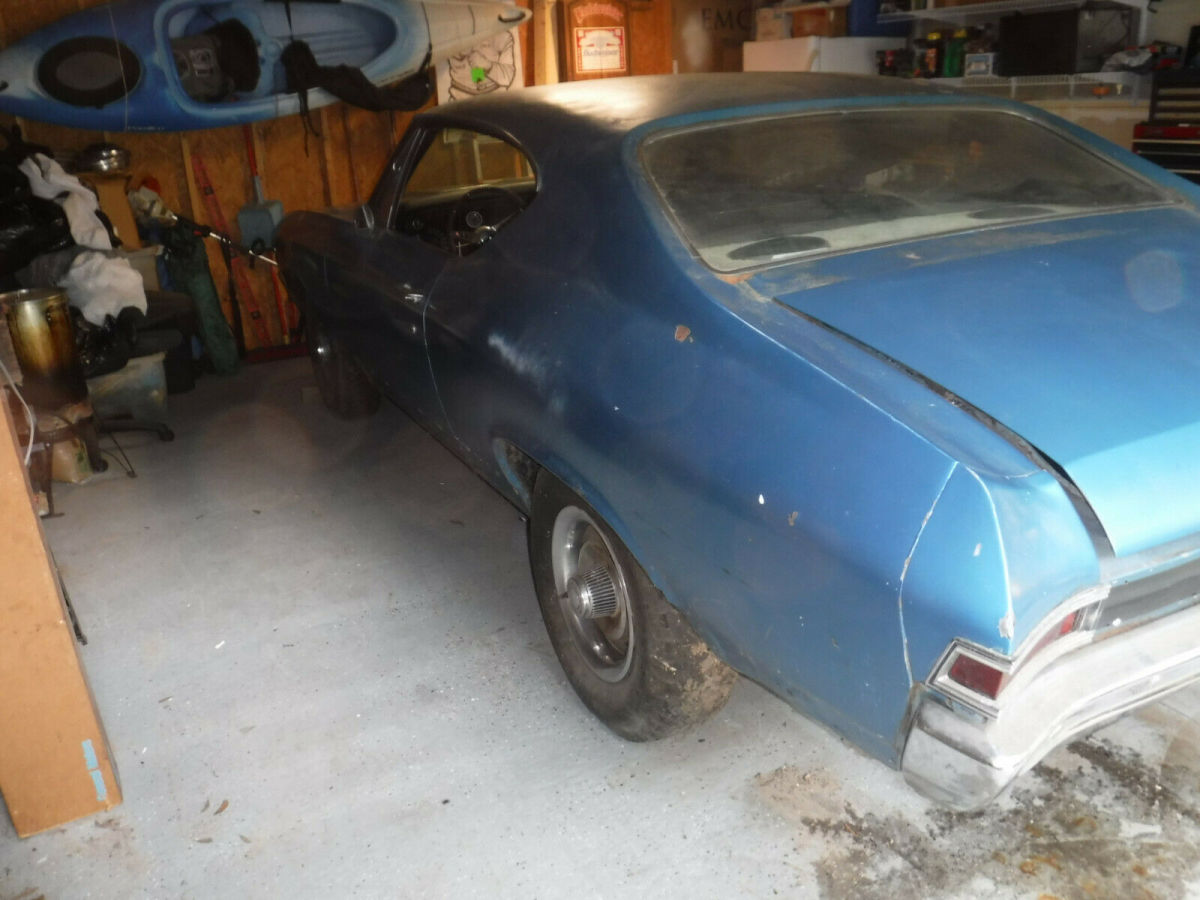 1968 Blue Chevrolet Chevelle Coupe