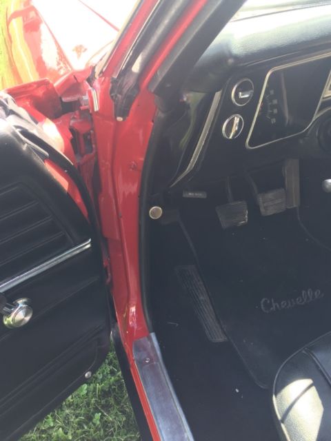 1968 Matador Red Chevrolet Chevelle Convertible