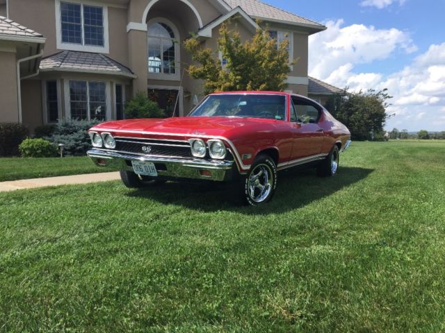 1968 Matador Red Chevrolet Chevelle Convertible