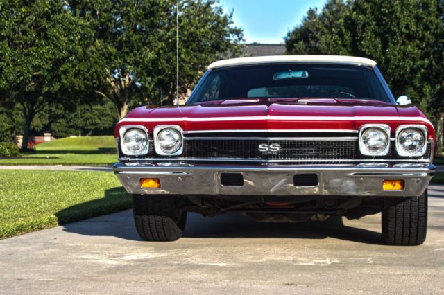 1968 Matador Red Chevrolet Chevelle Convertible