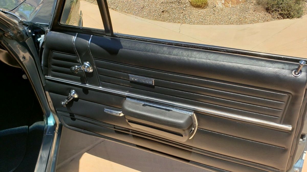 1968 Blue Chevrolet Chevelle Convertible