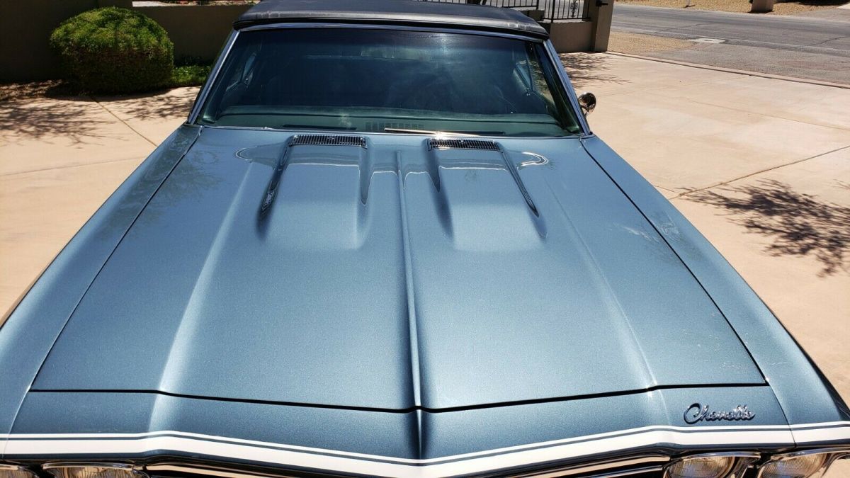 1968 Blue Chevrolet Chevelle Convertible