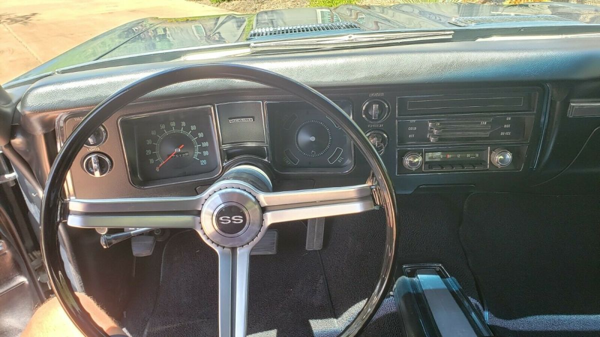 1968 Blue Chevrolet Chevelle Convertible