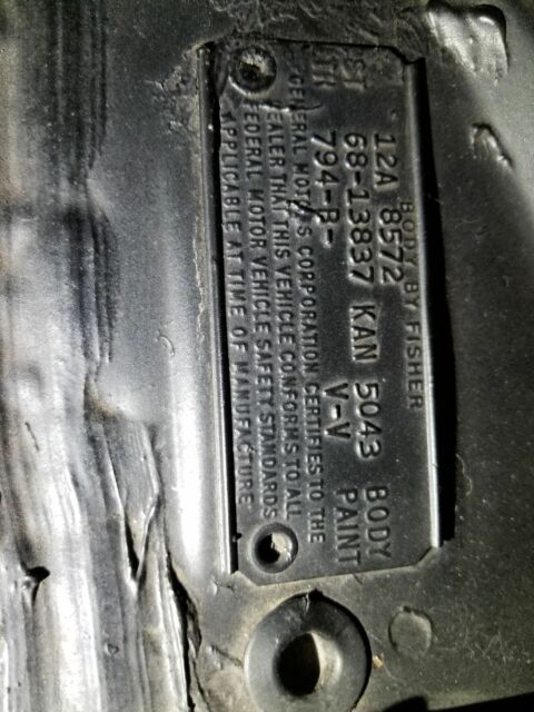 1968 Blue Chevrolet Chevelle