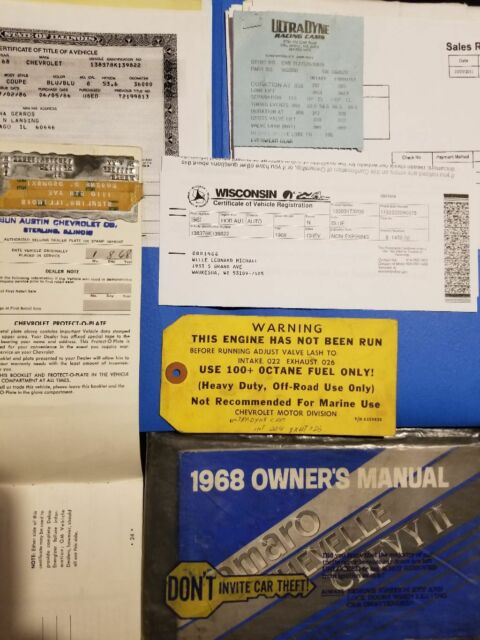 1968 Blue Chevrolet Chevelle