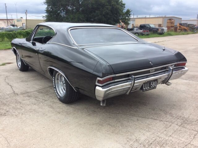 1968 Black Chevrolet Chevelle Coupe