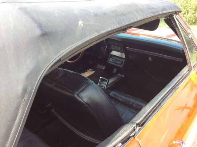 1968 Orange Chevrolet Chevelle Convertible