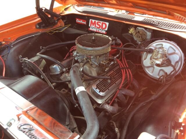 1968 Orange Chevrolet Chevelle Convertible
