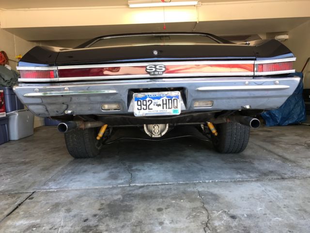 1968 Black pearl/red flames Chevrolet Chevelle Coupe