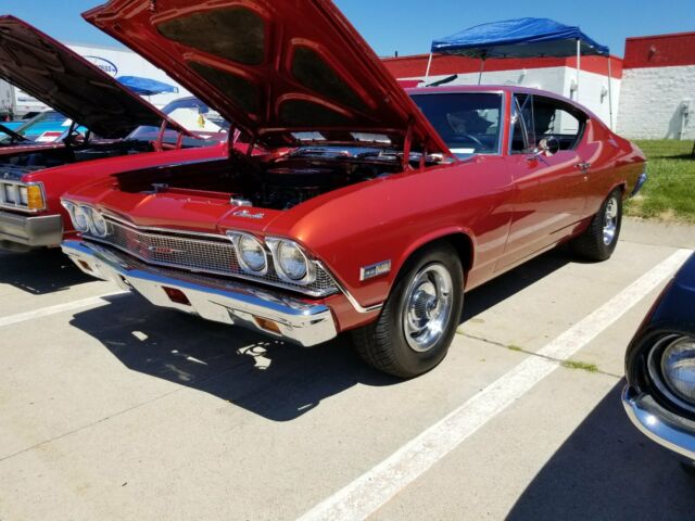 1968 Orange Chevrolet Chevelle Coupe