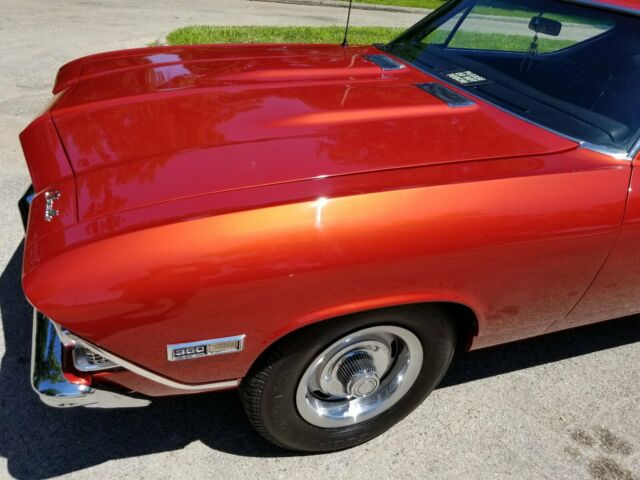 1968 Orange Chevrolet Chevelle Coupe