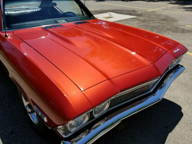 1968 Orange Chevrolet Chevelle Coupe