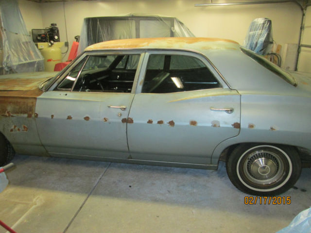 1968 Blue Chevrolet Bel Air/150/210 Sedan