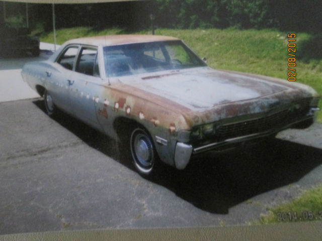 1968 Blue Chevrolet Bel Air/150/210 Sedan