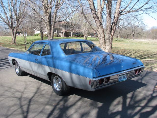 1968 Blue Chevrolet Bel Air/150/210 Sedan