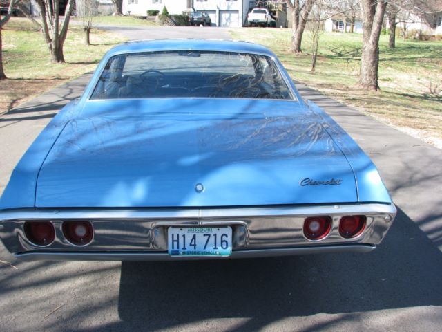 1968 Blue Chevrolet Bel Air/150/210 Sedan