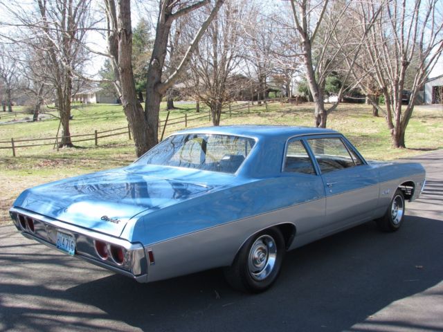 1968 Blue Chevrolet Bel Air/150/210 Sedan