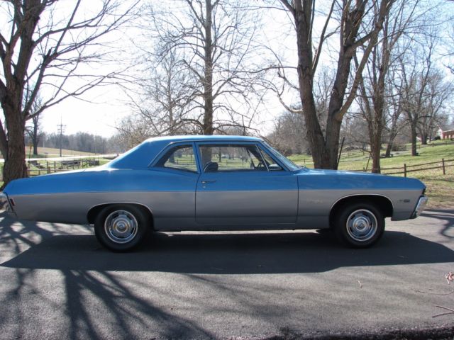 1968 Blue Chevrolet Bel Air/150/210 Sedan