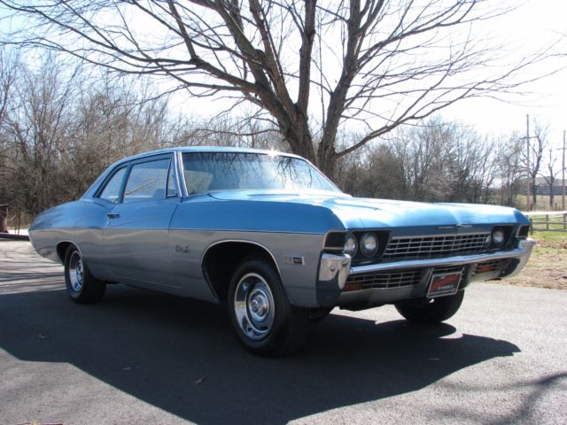 1968 Blue Chevrolet Bel Air/150/210 Sedan