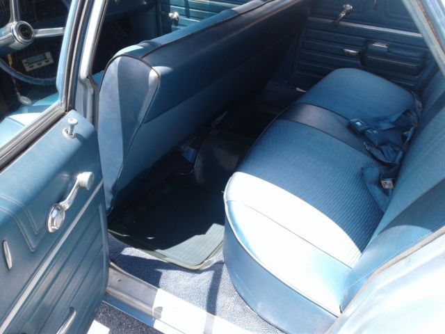 1968 Blue Chevrolet Belair Sedan