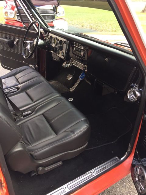 1968 Orange Chevrolet C-10