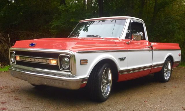 1968 Orange Chevrolet C-10