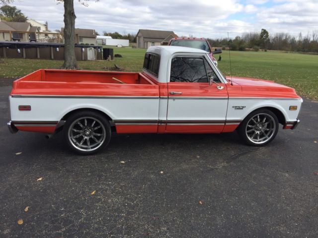 1968 Orange Chevrolet C-10