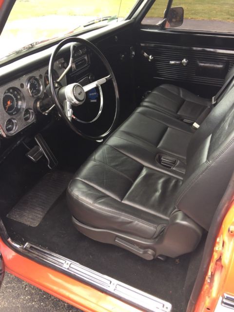 1968 Orange Chevrolet C-10