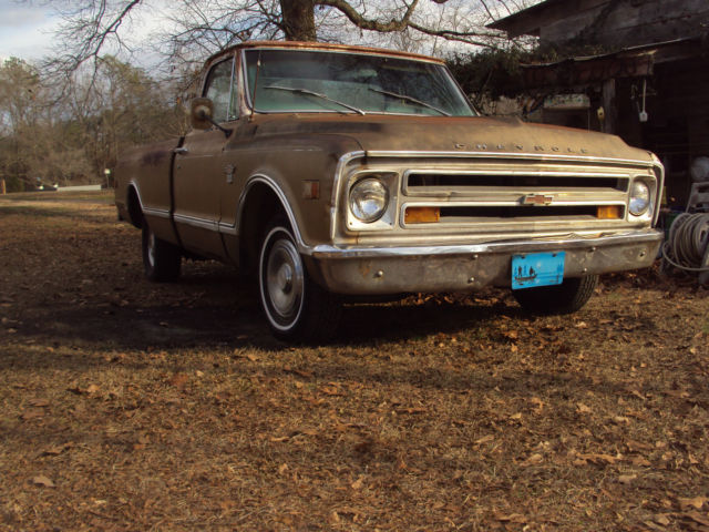1968 Gold Chevrolet C-10 LWB