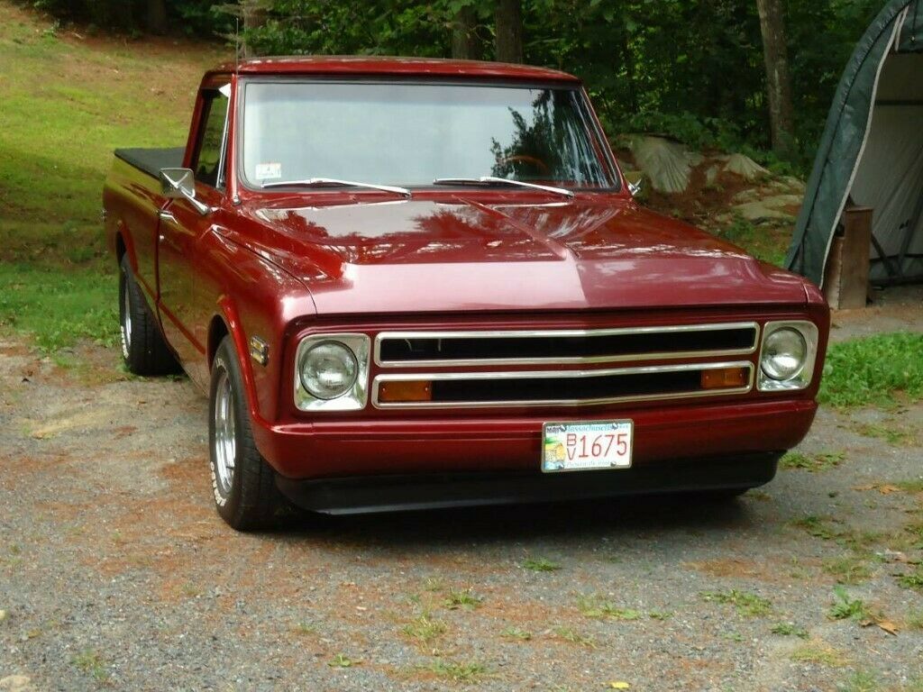 1968 Red Chevrolet C-10 Standard Cab Pickup
