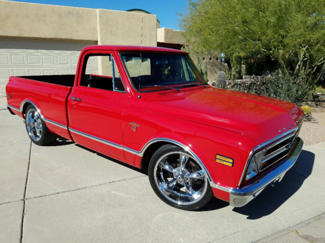 1968 Red Chevrolet C-10 Fleetside Pick Up