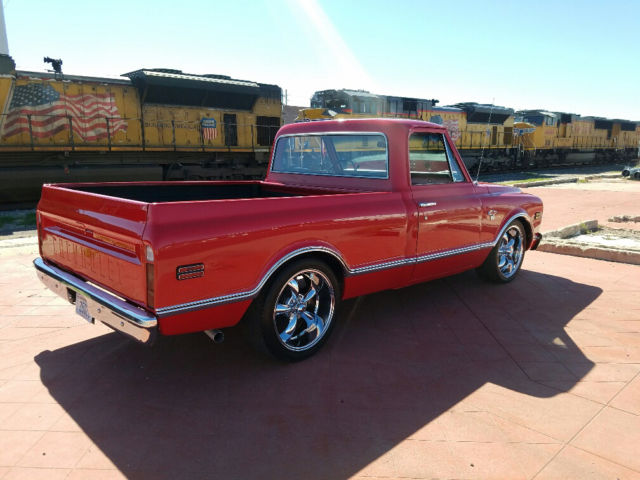 1968 Red Chevrolet C-10 Fleetside Pick Up