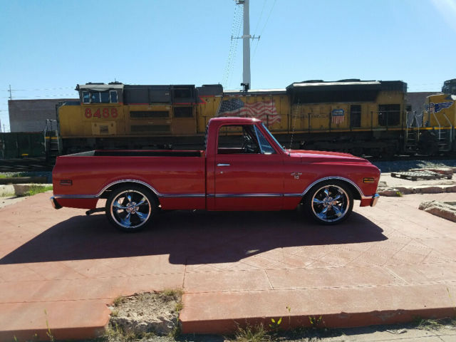 1968 Red Chevrolet C-10 Fleetside Pick Up