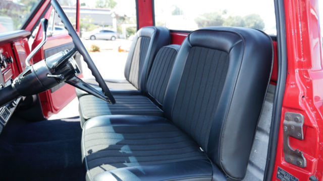 1968 Red Chevrolet C-10 Fleetside Pick Up