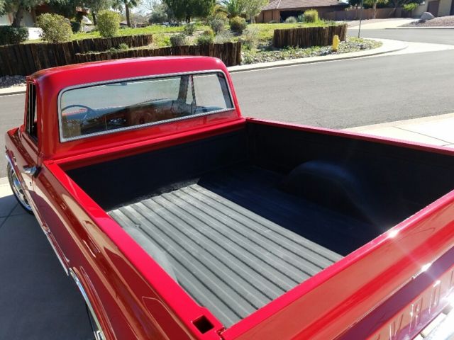 1968 Red Chevrolet C-10 Fleetside Pick Up