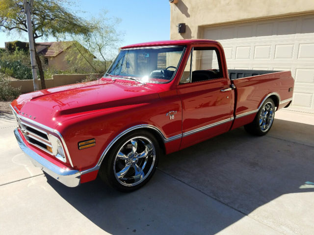 1968 Red Chevrolet C-10 Fleetside Pick Up