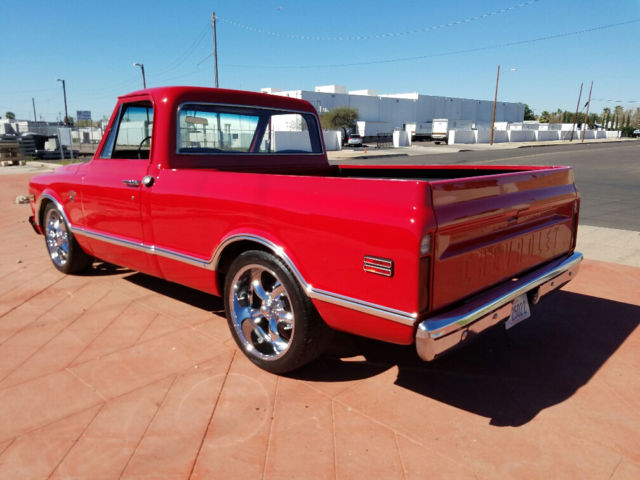 1968 Red Chevrolet C-10 Fleetside Pick Up