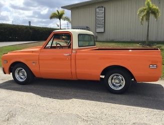 1968 Orange Chevrolet C-10 Standard Cab Pickup