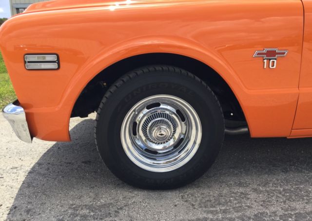 1968 Orange Chevrolet C-10 Standard Cab Pickup
