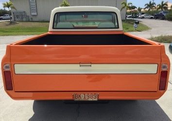 1968 Orange Chevrolet C-10 Standard Cab Pickup