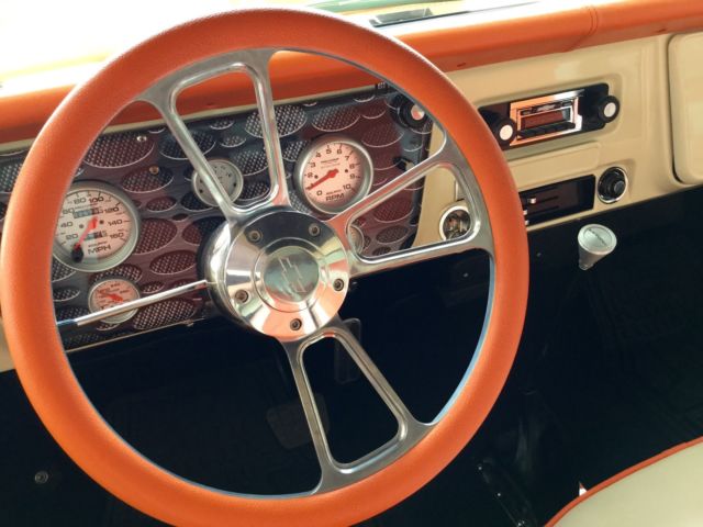 1968 Orange Chevrolet C-10 Standard Cab Pickup