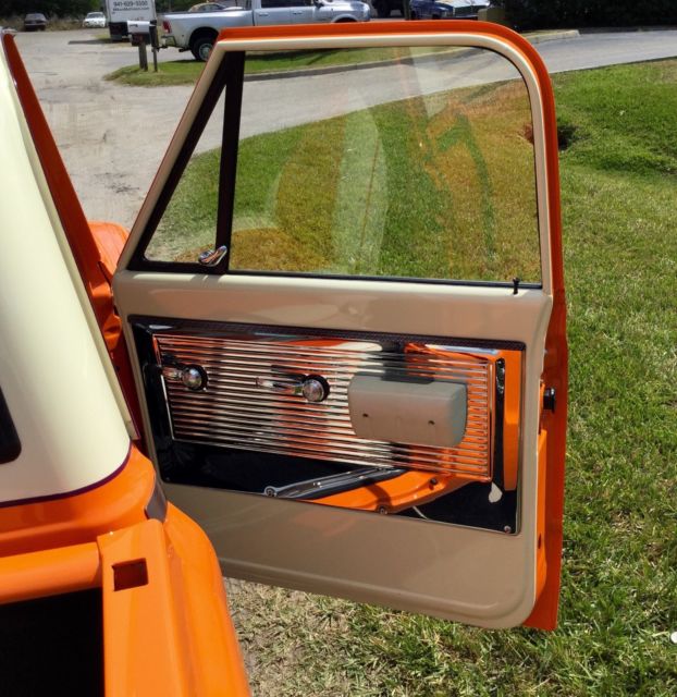 1968 Orange Chevrolet C-10 Standard Cab Pickup
