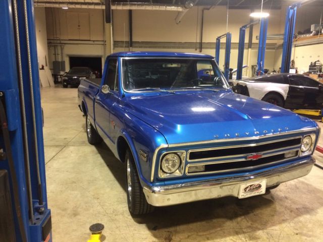 1971 Blue Chevrolet C-10 Standard Cab Pickup