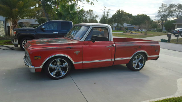 1968 Orange Chevrolet C-10
