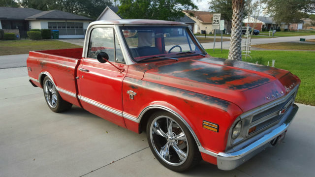 1968 Orange Chevrolet C-10