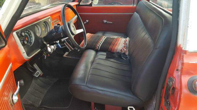1968 Orange Chevrolet C-10