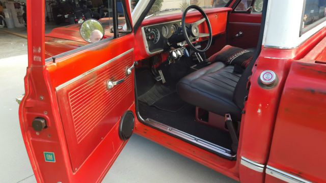 1968 Orange Chevrolet C-10