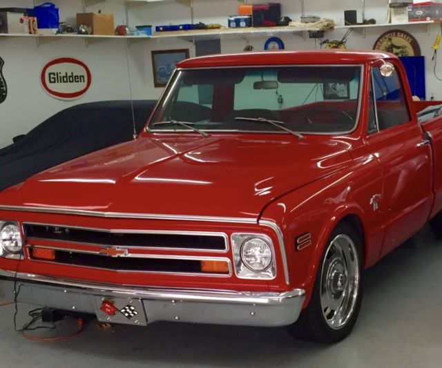 1968 Blue Chevrolet C-10 Pickup