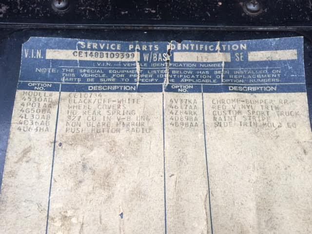 1968 BLACK Chevrolet C-10